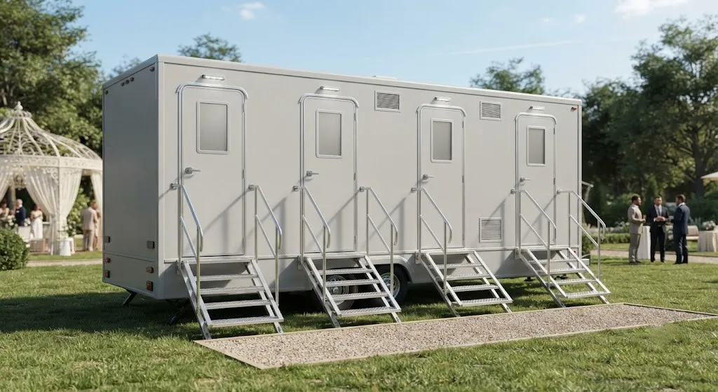4 Stall Restroom Trailer in Perris, CA