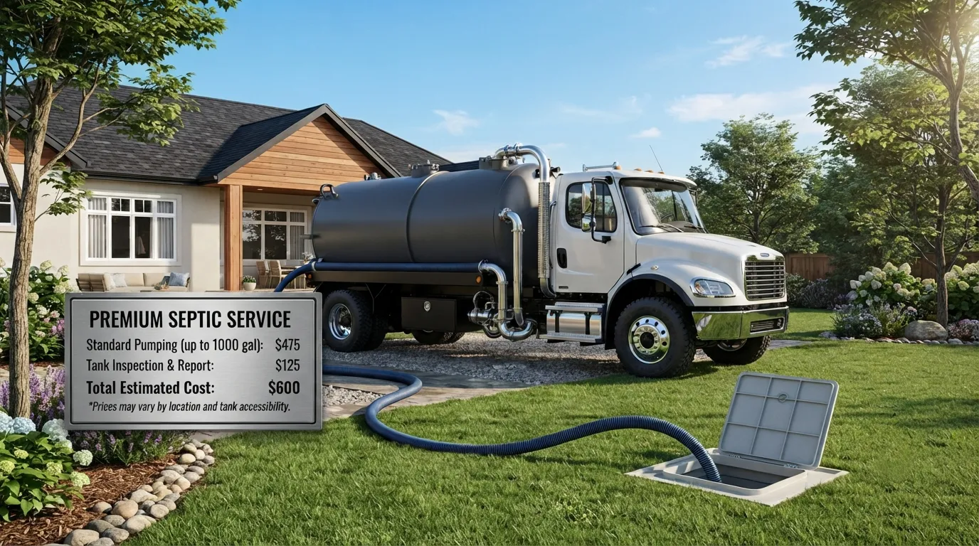 Septic Tank Pumping Cost in Perris, CA